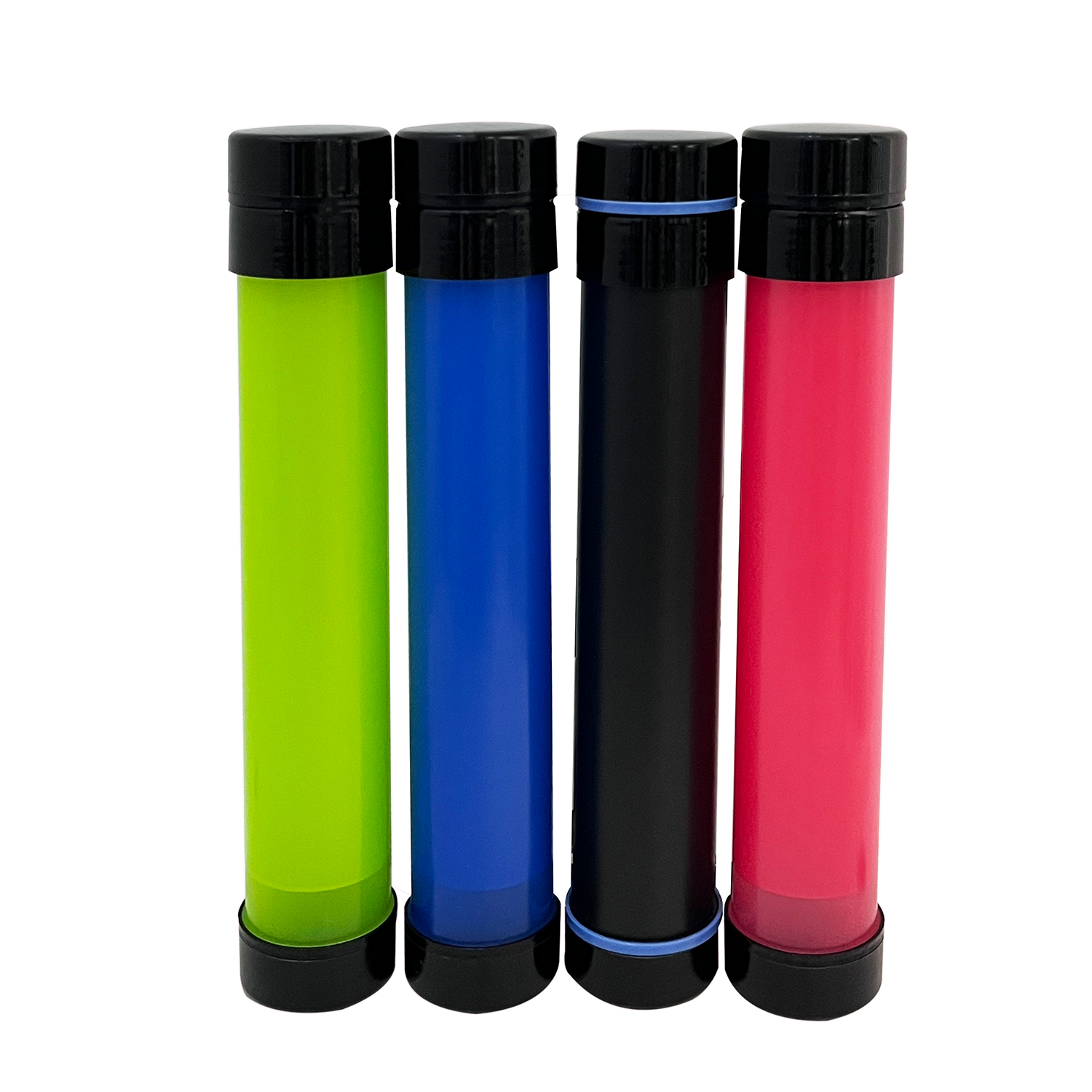 4 colors cheap fancy plastic archery arrow tube portable compound bow hunting storage drafting tube map tube with strap